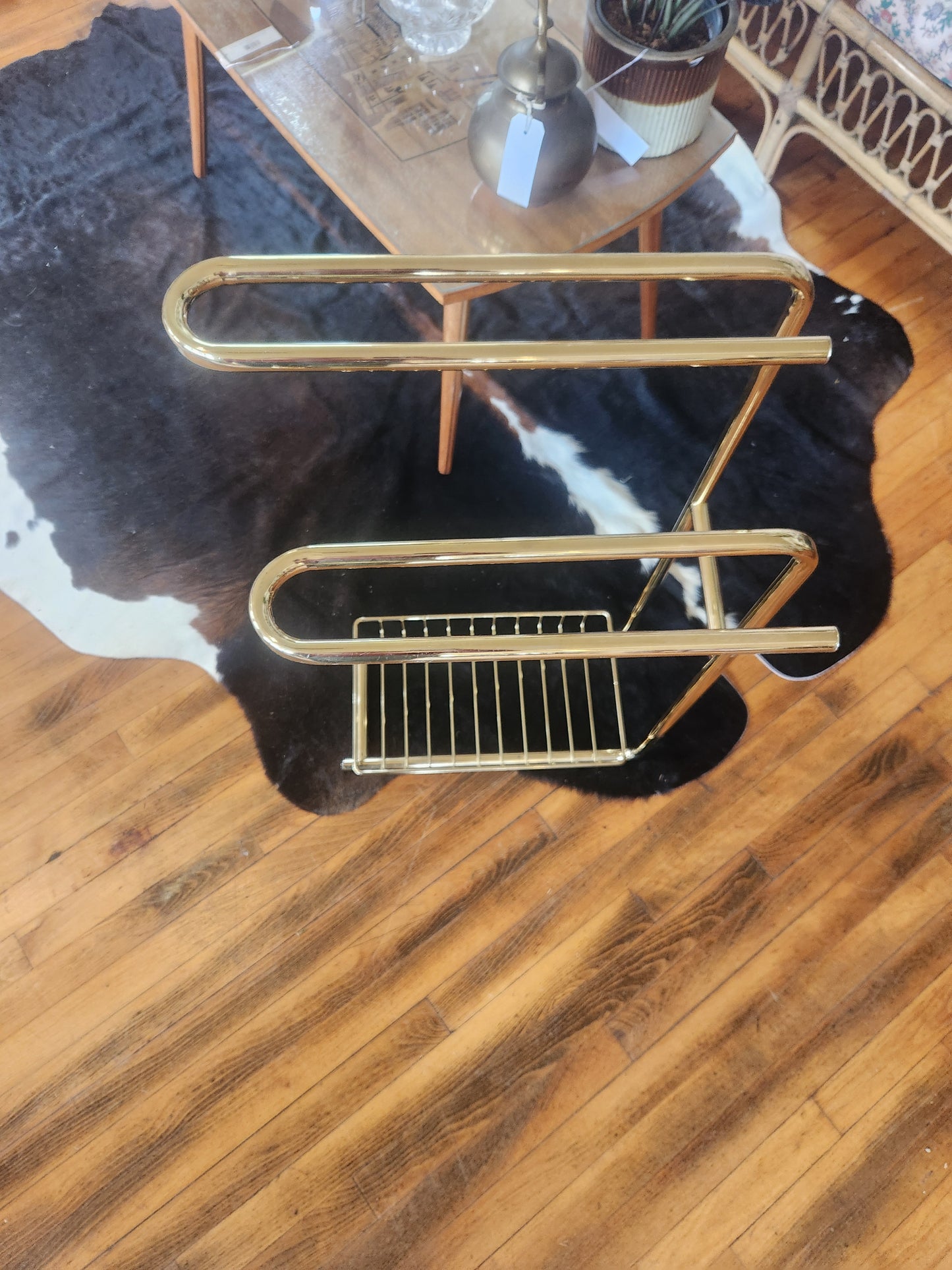 Brass "Butler"/Towel Rack