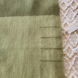 Unmarked Green Wool Point Blanket