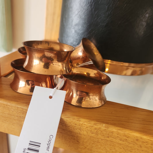 Copper Napkin Rings (6)