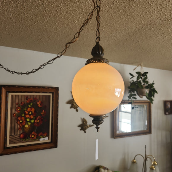 Mother of Pearl Swag Lamp