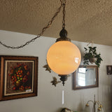 Mother of Pearl Swag Lamp