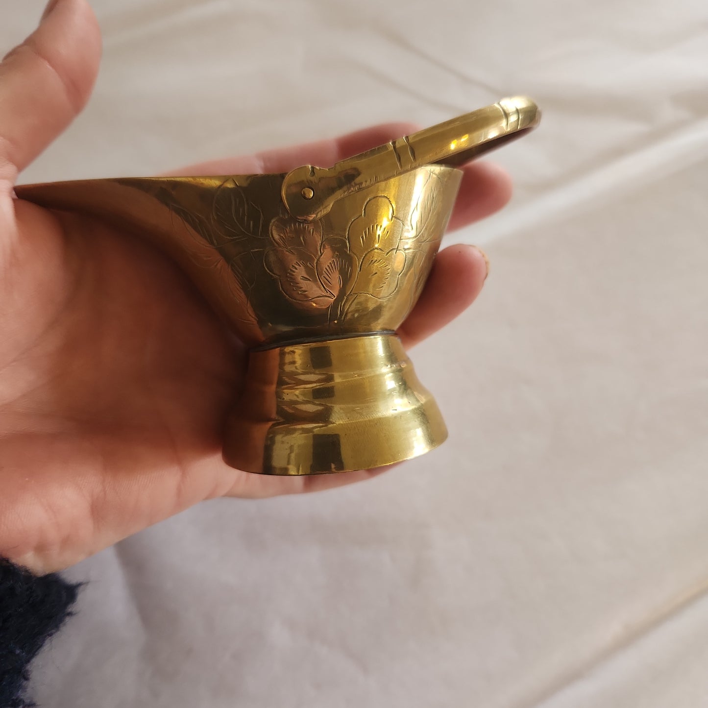 Mini Brass Coal Scuttle