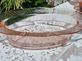 American Sweetheart Pattern Pink Depression Serving Dishes