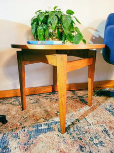 Melamine Wood Side Table