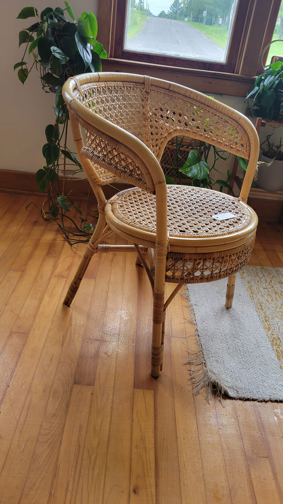 Rattan and Cane Chair