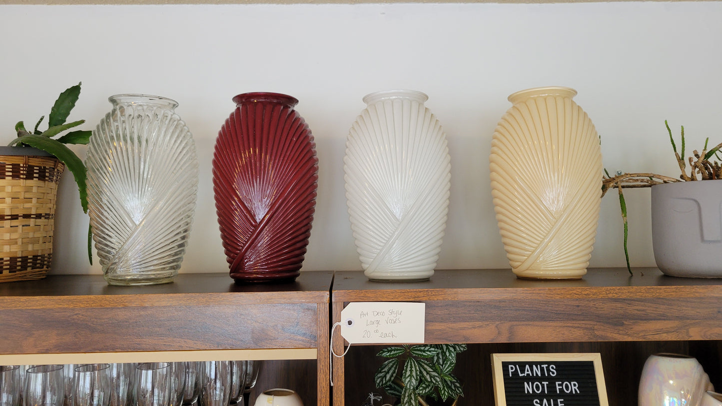 Art deco style vases