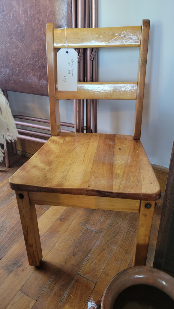 Solid Wood Childrens Chair