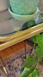 Brass Vanity turned Plant Stand