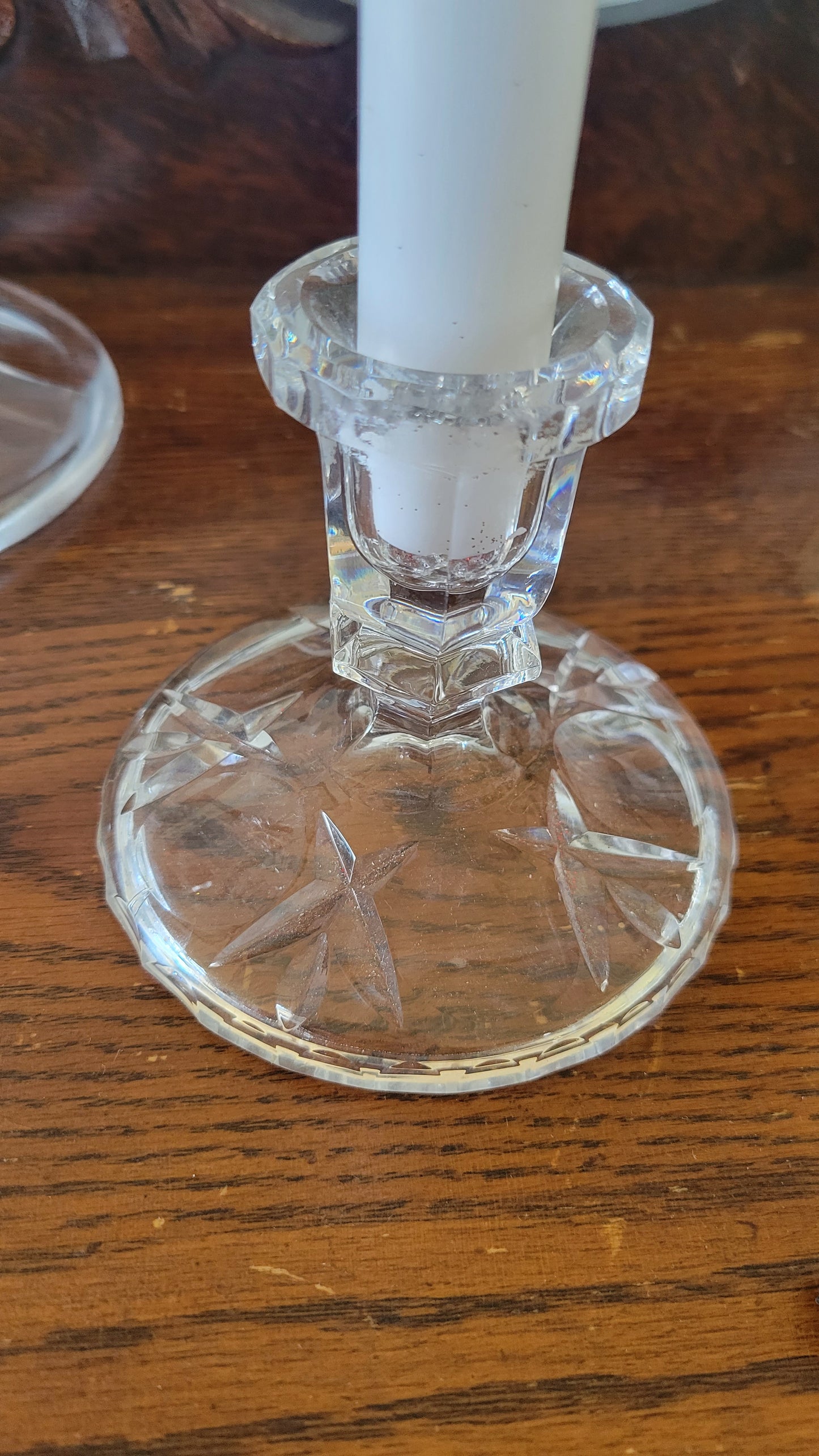 Crystal Candle Holders Set of 2