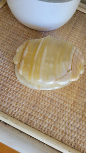 Large onyx seashell box, some repairs