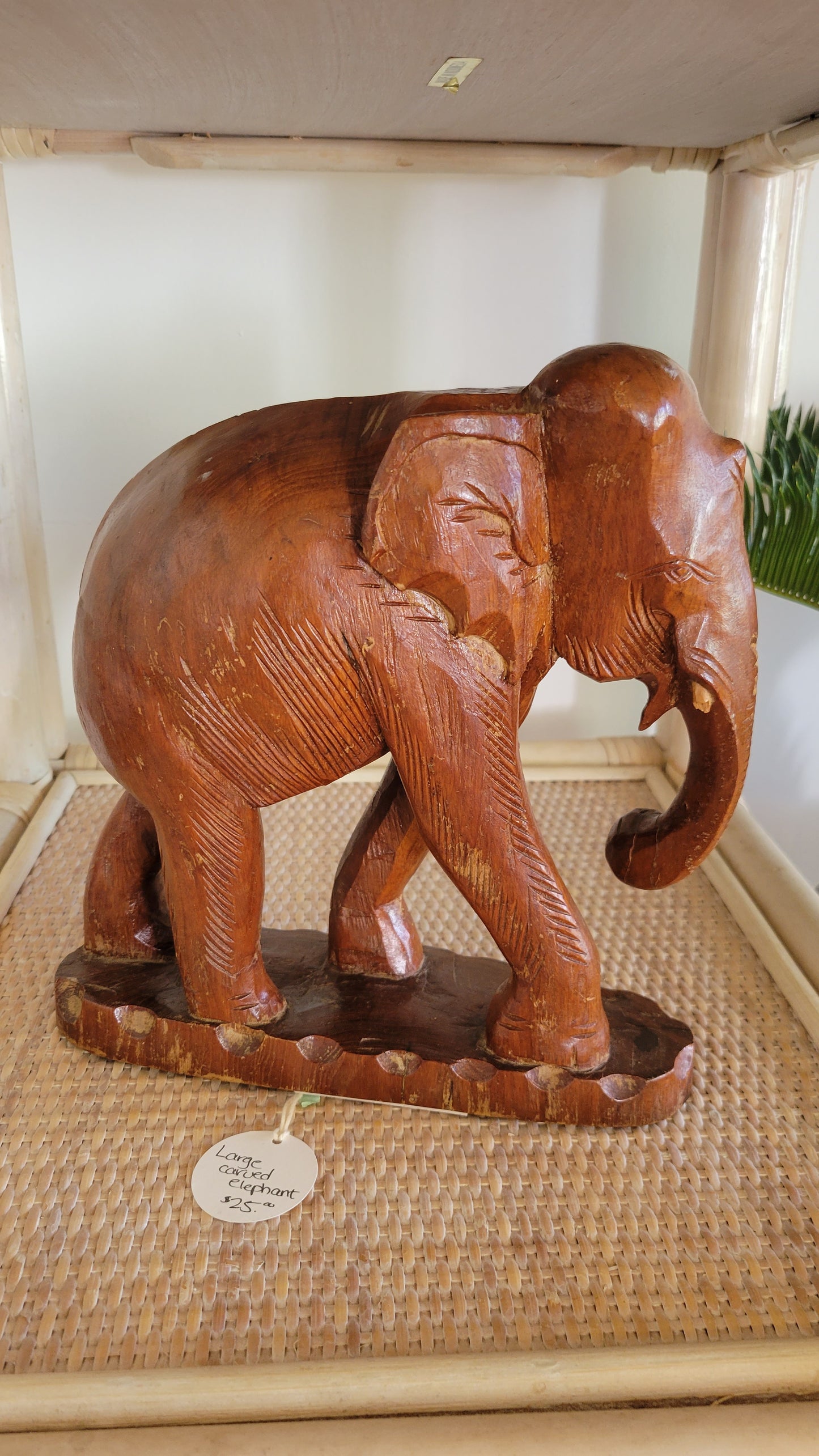 Large carved elephant
