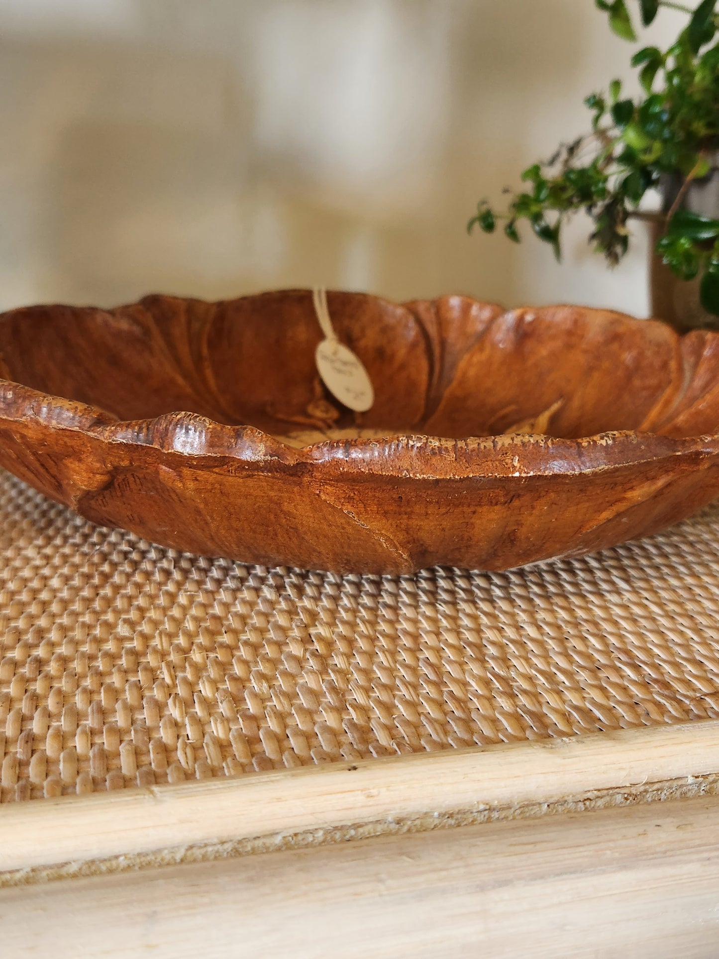 Resin Carved Bowl