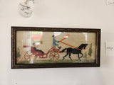 Antique Horse and Carriage Needlepoint