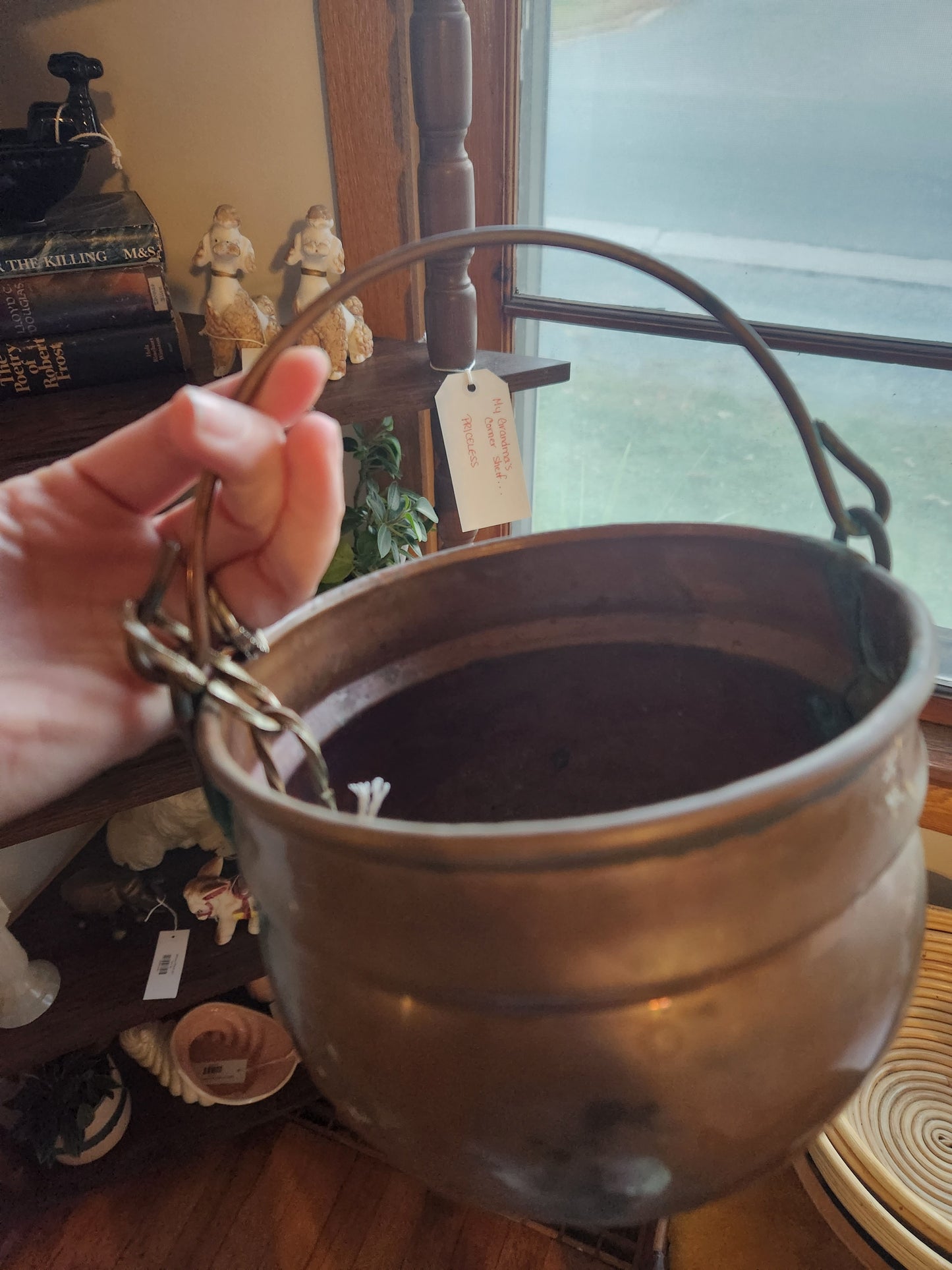 Copper Cover Pot with Handle