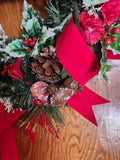 Red Ribbon Holiday Wreath