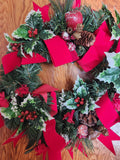 Red Ribbon Holiday Wreath