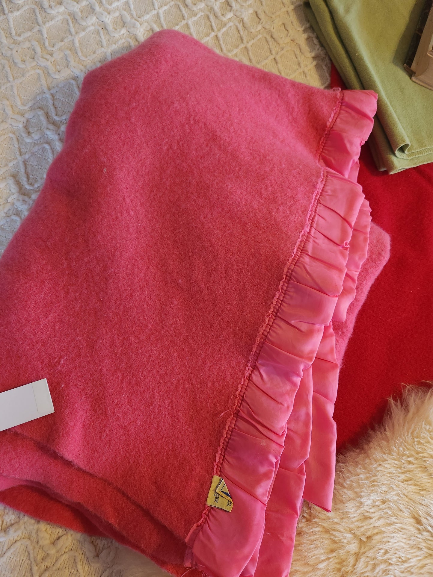 Pink Kenwood Wool Blanket