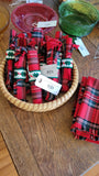 Plaid Cloth Christmas Napkins (priced individually)