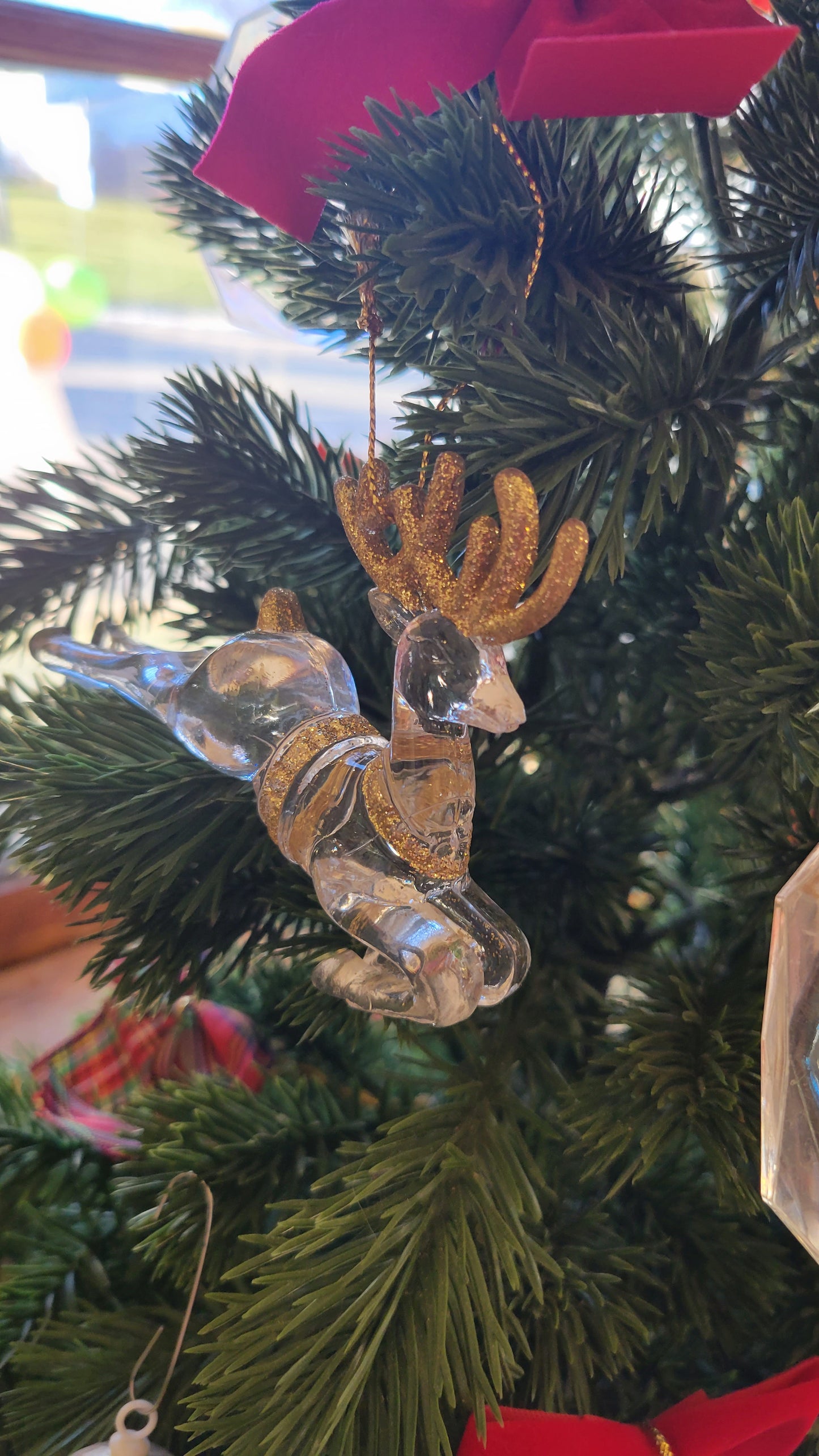 4 Reindeer Ornaments