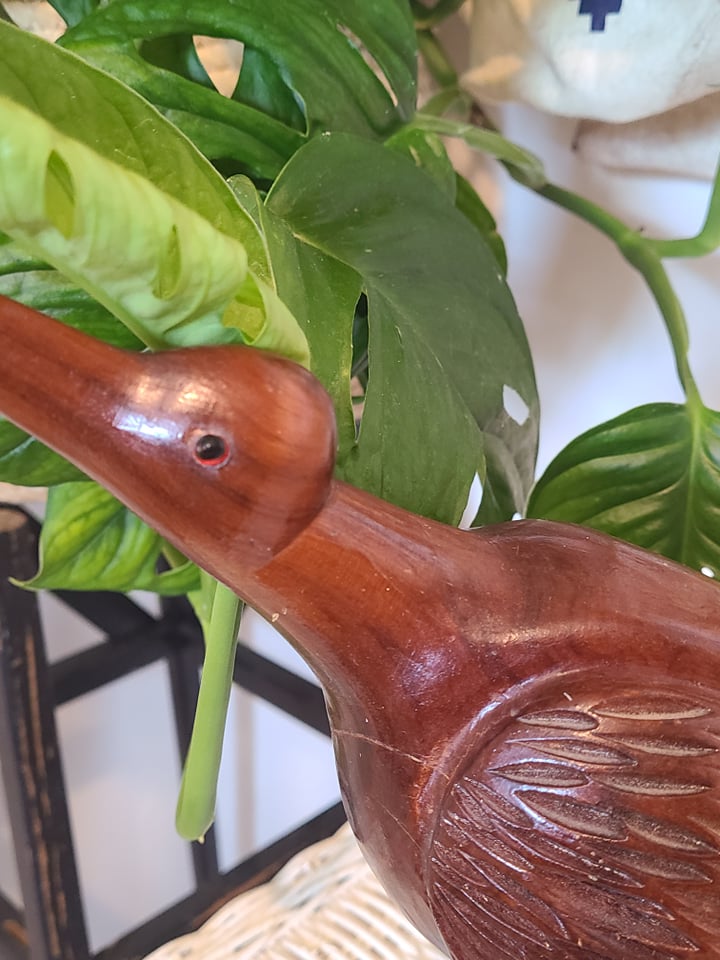 Large wooden bird