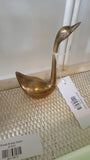 Medium Brass Swan