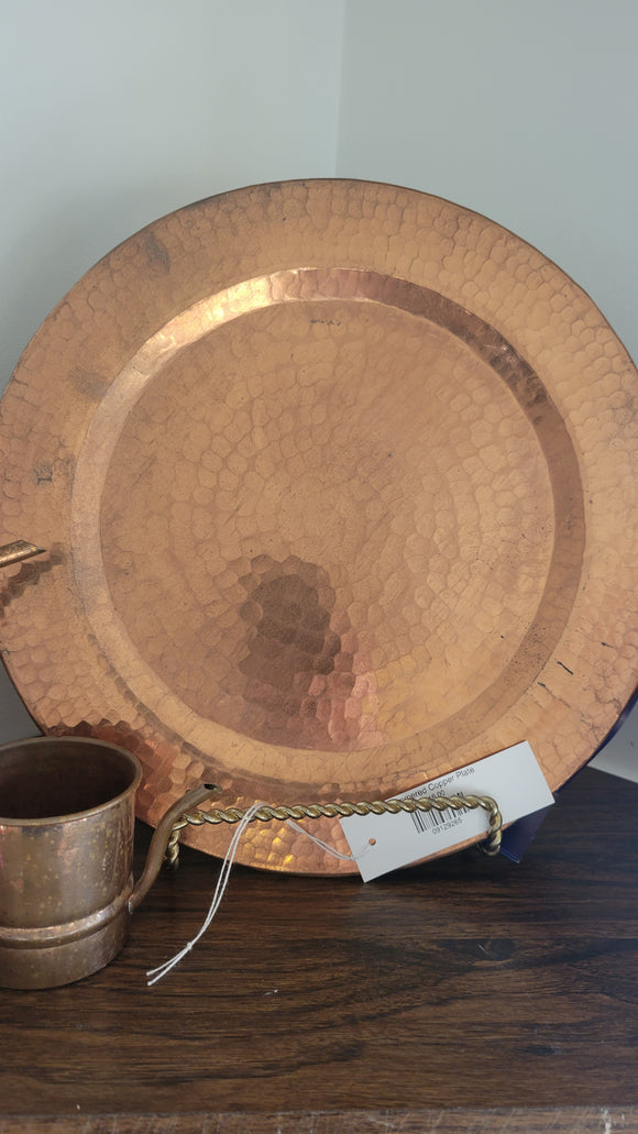 Hammered Copper Plate