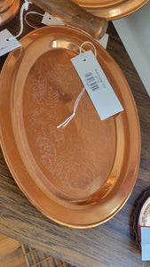 Oval Copper Tray