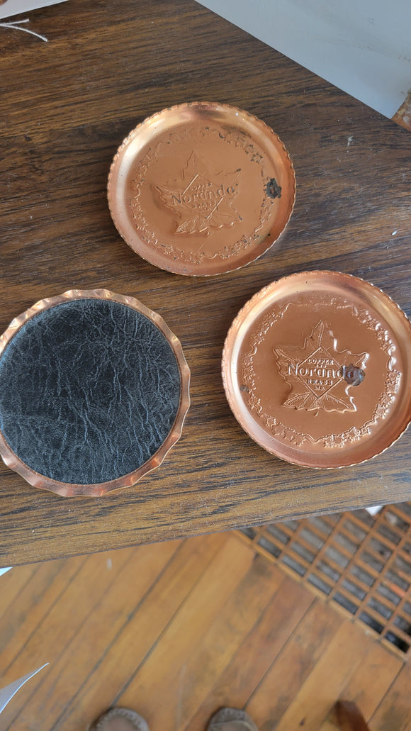 Copper Coasters (set of 3)