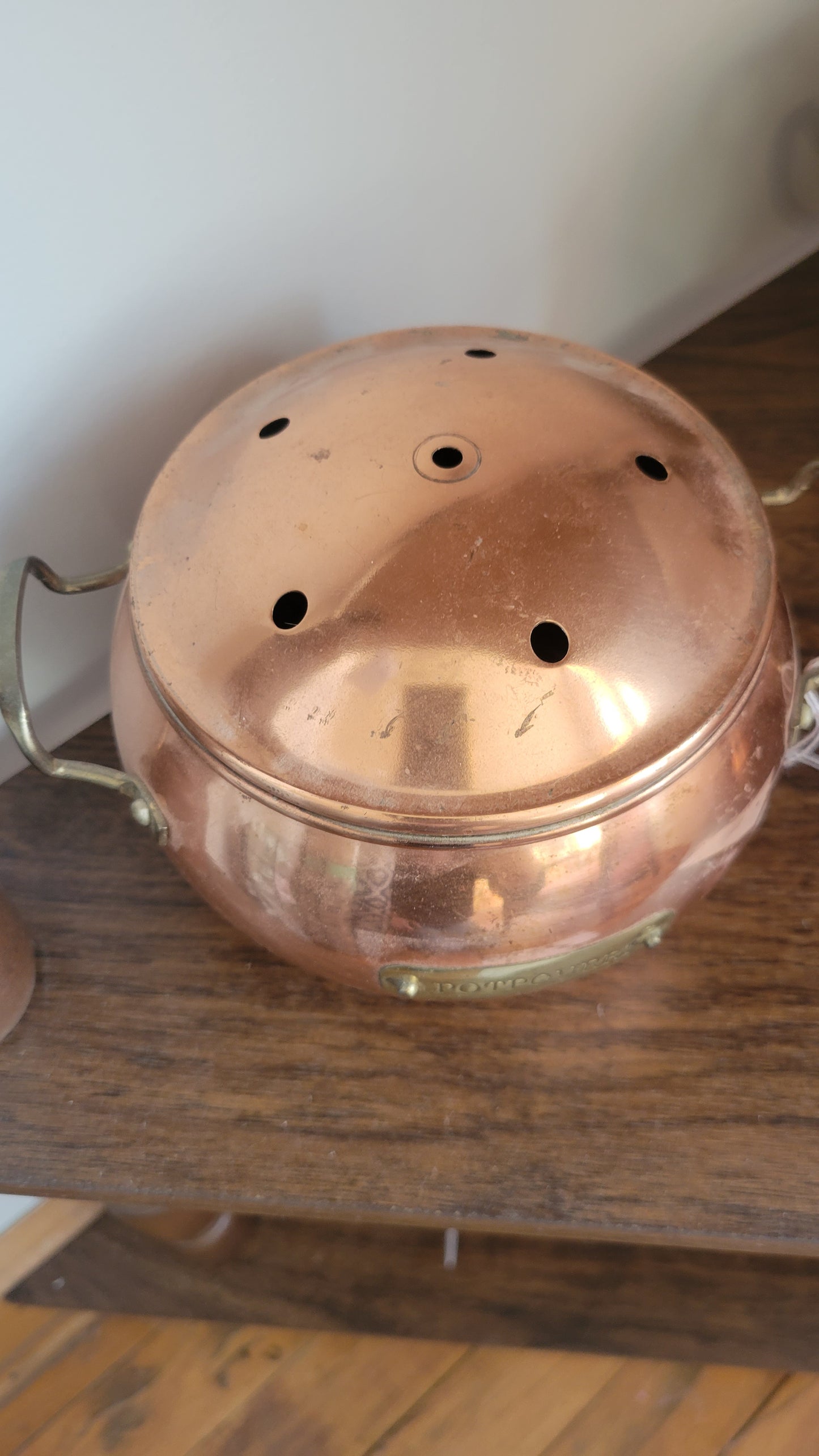 Copper Potpourri Pot