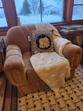 Funky Gold Sitting Chair