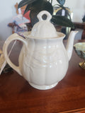 White Wheat Theme Tea Pot