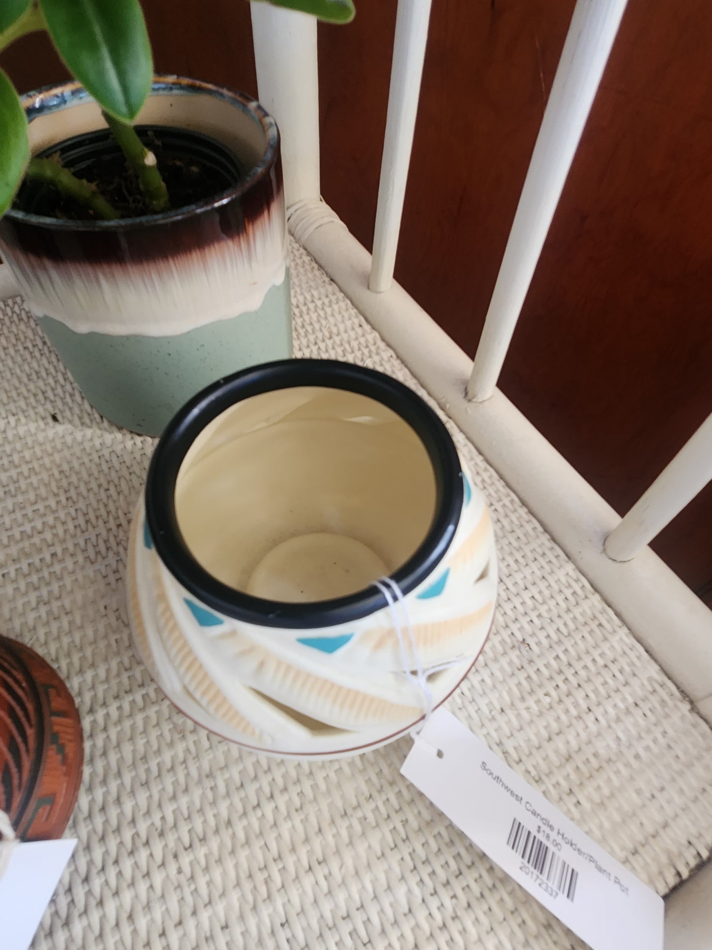 Southwest Candle Holder/Plant Pot
