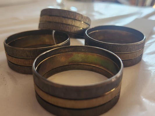Metal Napkin Rings (4)