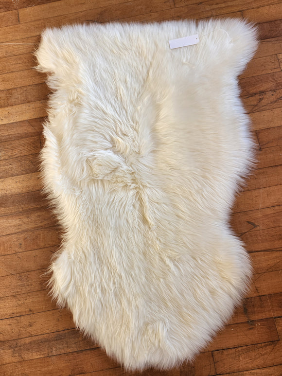 Long Hair Mongolian Sheepskin Rug (New)