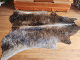 Authentic Genuine Cowhide Rug Brindle
