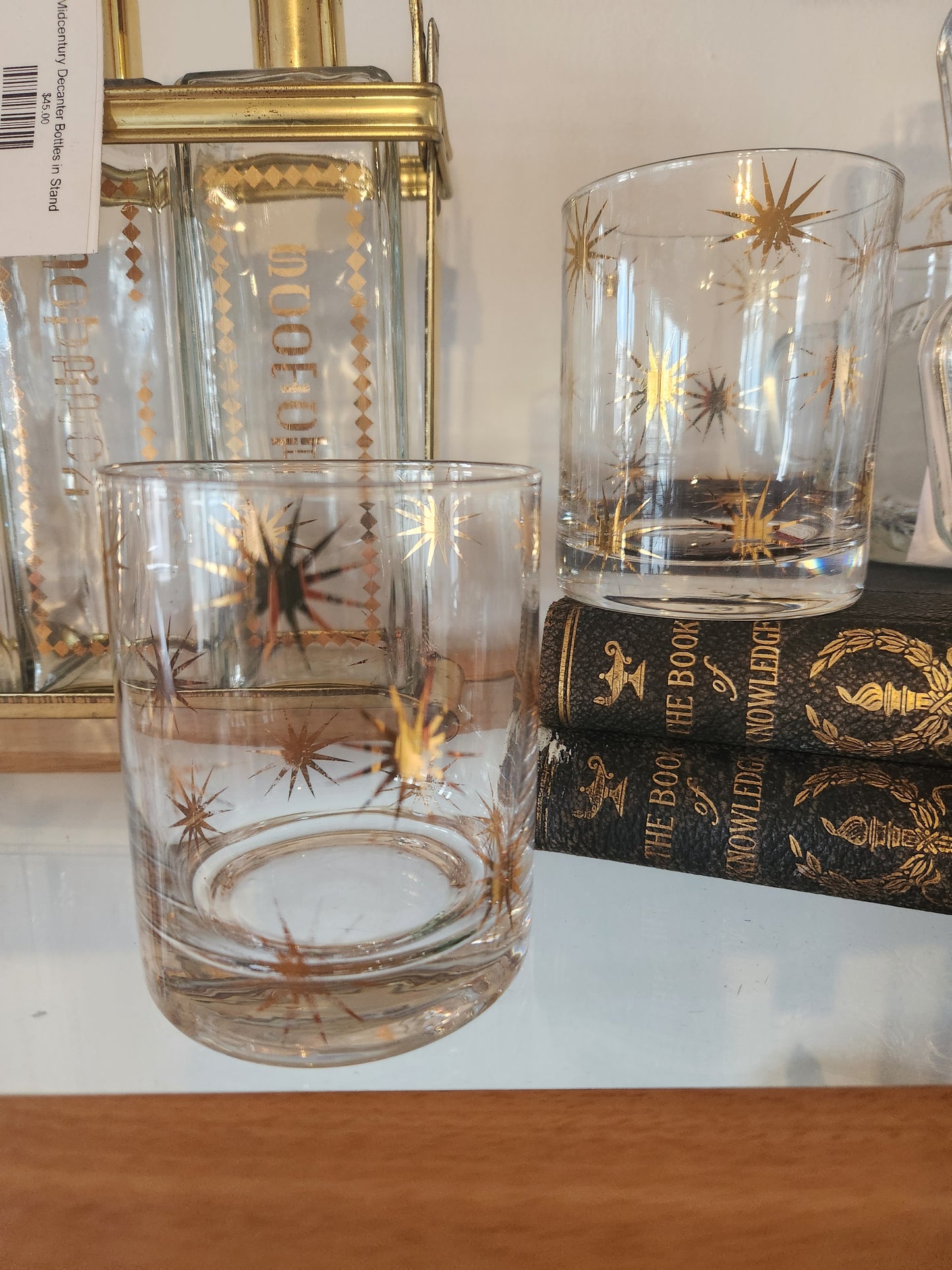 Atomic Starburst Whiskey Glasses (set of 2)