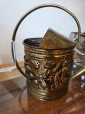 Mini Brass Embossed Watering Can