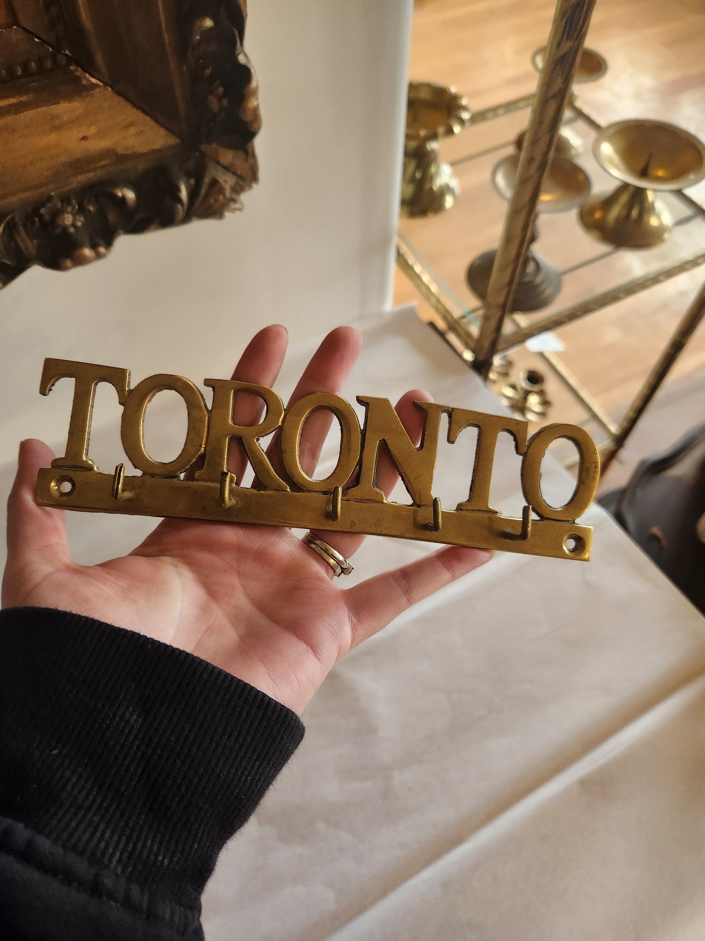 Brass Toronto Key Rack