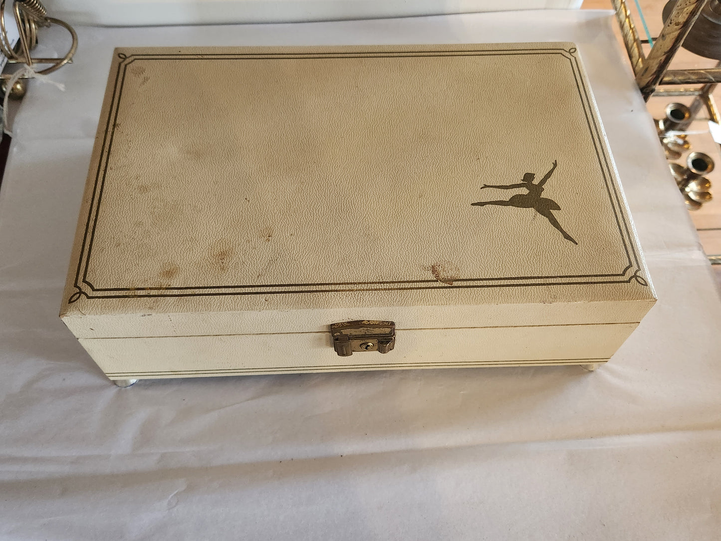 Vintage Ballerina Jewelry Box