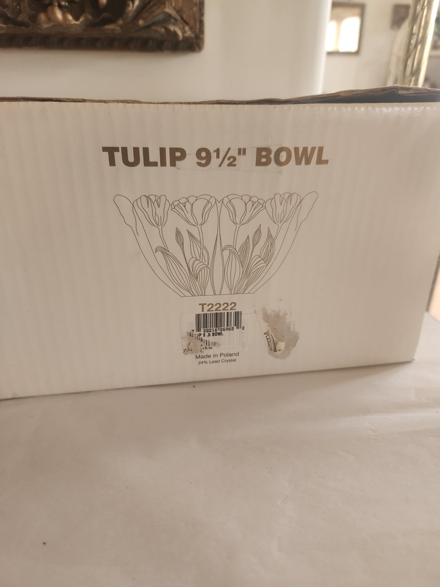 Lead Crystal Tulip Bowl