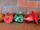 Set of 8 vintage ornaments