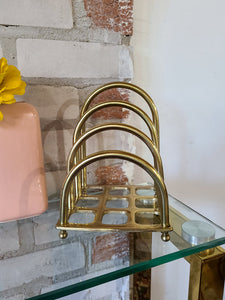 Brass letter/file/record holder