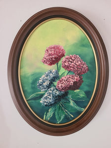Hydrangea Blossom Oil Painting