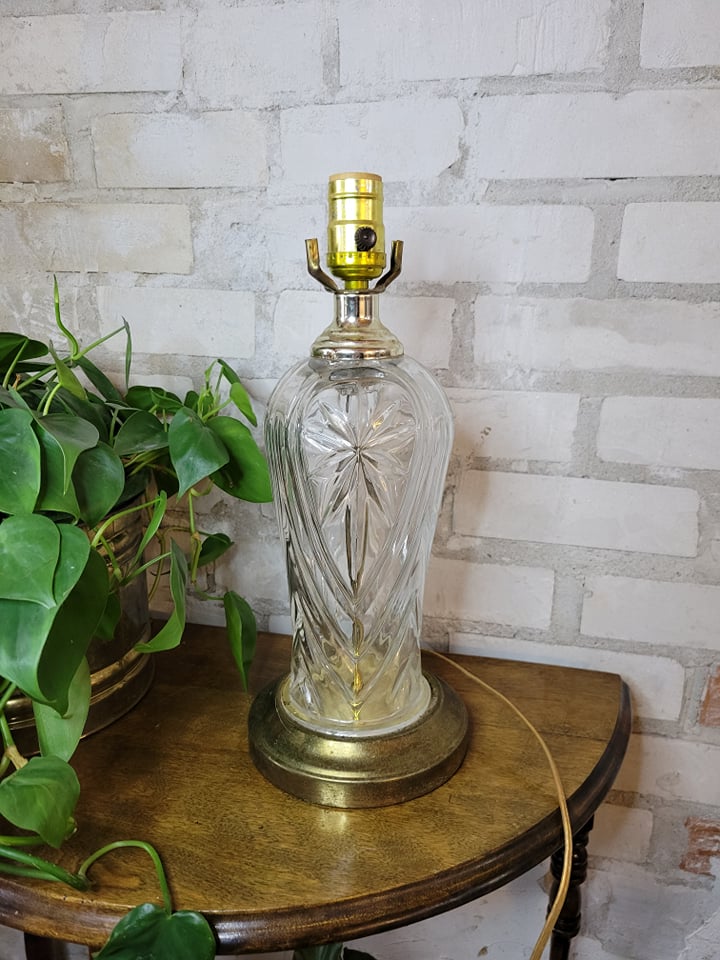 Crystal Based Lamp (no shade)