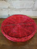 Basket Paper Plate Holders Red and Blue