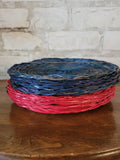 Basket Paper Plate Holders Red and Blue