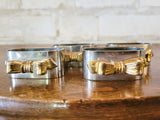 Brass Bow Napkin Rings (set of 4)