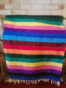 Navajo style throw blanket/poncho
