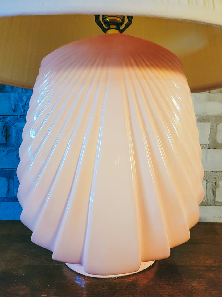 80s Art Deco Large Lamp