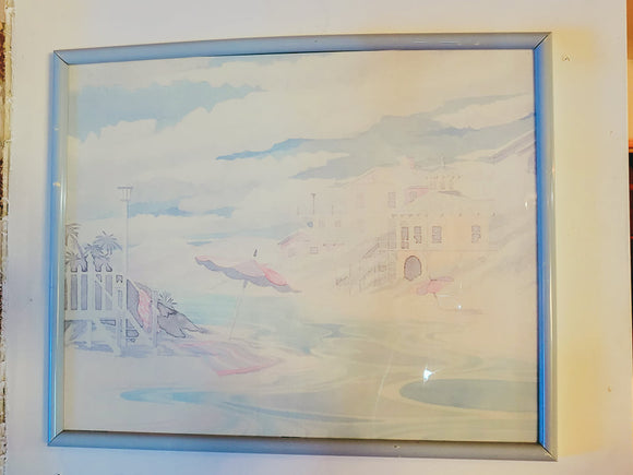 Pastel Beach Scene #2